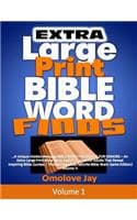 Cover of Extra Large Print Bible Word-Finds