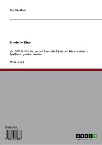 Cover of Blinde Im Kino