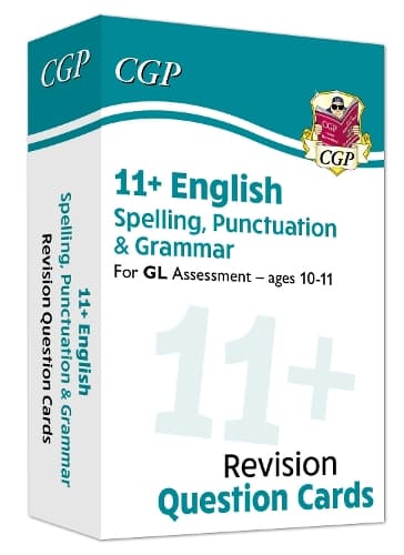 Cover of 11+ GL Revision Question Cards: English Spelling, Punctuation & Grammar - Ages 10-11