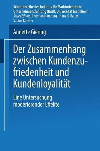 Cover of Der Zusammenhang zwischen Kundenzufriedenheit und Kundenloyalität