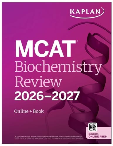 Cover of MCAT Biochemistry Review 2026-2027
