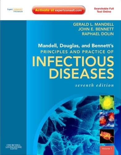 Cover of Mandell, Douglas, and Bennett's Principles and Practice of Infectious Diseases