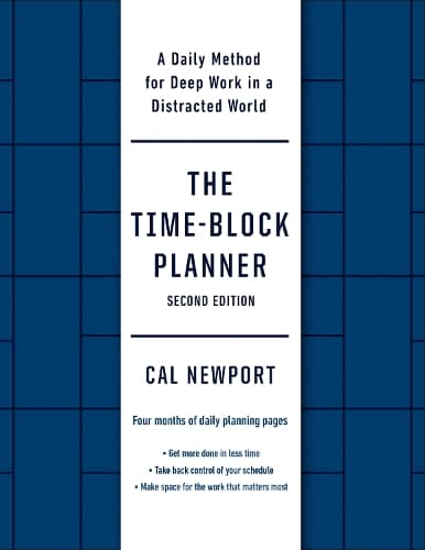 Cover of The Time-Block Planner (Second Edition)