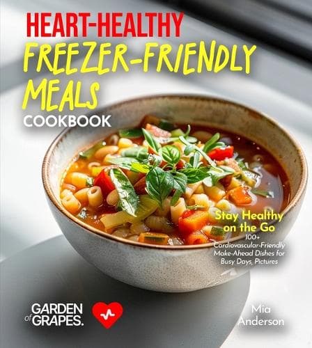 Cover of Heart-Healthy Freezer-Friendly Meals Cookbook