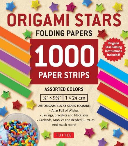 Cover of Origami Stars Papers 1,000 Paper Strips in Assorted Colors
