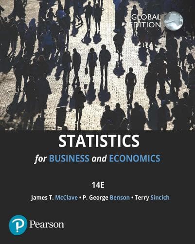 Cover of Statistics for Business & Economics, Global Edition