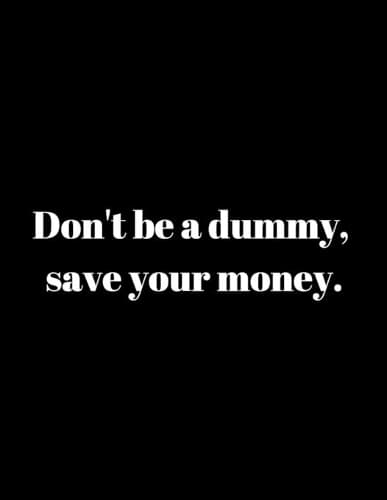 Cover of Don't be a dummy