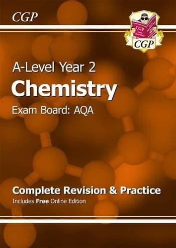 Cover of A-Level Chemistry: AQA Year 2 Complete Revision & Practice with Online Edition