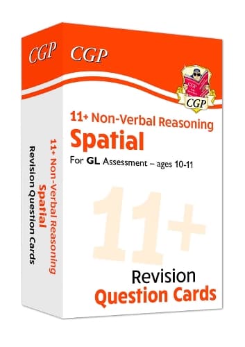Cover of 11+ GL Revision Question Cards: Non-Verbal Reasoning Spatial - Ages 10-11