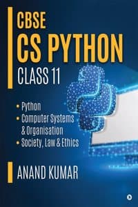 Cover of CBSE CS Python Class 11