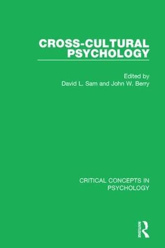 Cover of Cross-Cultural Psychology