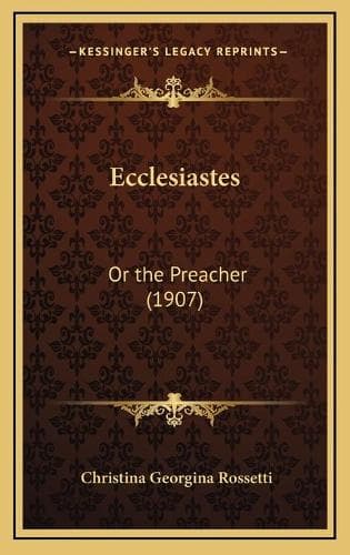Cover of Ecclesiastes