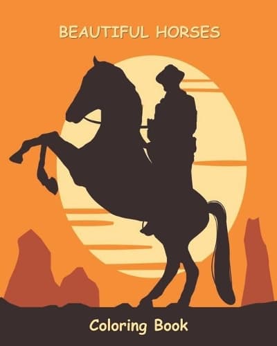 Cover of Beautiful Horses Coloring Book