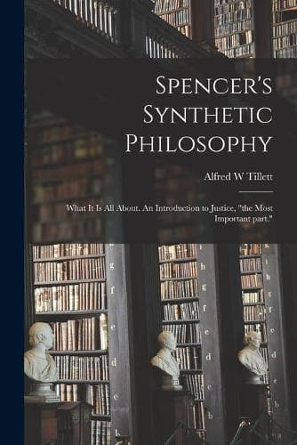 Cover of Spencer's Synthetic Philosophy