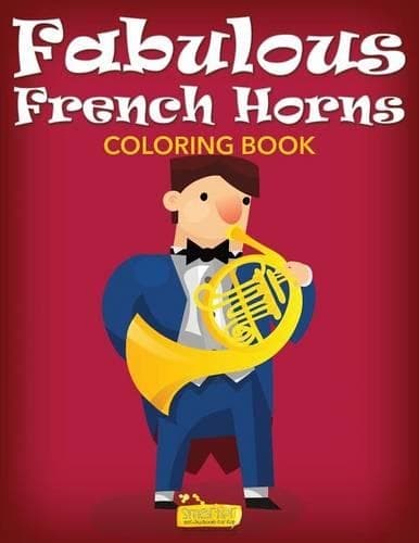 Cover of Brass Instruments Are Fab! a Coloring Book