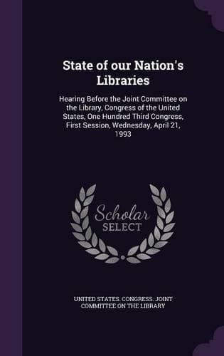 Cover of State of our Nation's Libraries