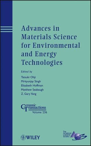 Cover of Advances in Materials Science for Environmental and Energy Technologies