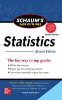 Cover of Schaums Easy Outline Of Statistics | Second Edition