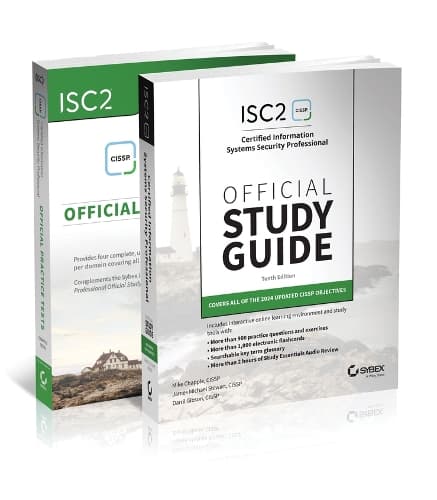 Cover of ISC2 CISSP Certified Information Systems Security Professional Official Study Guide & Practice Tests Bundle
