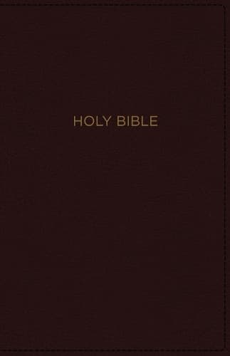 Cover of NKJV, Thinline Bible, Large Print, Leathersoft, Burgundy, Red Letter, Comfort Print