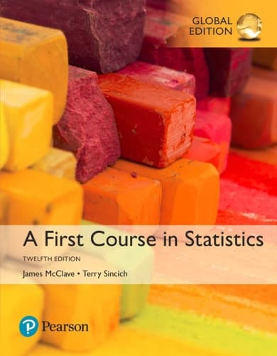 Cover of First Course in Statistics, A, Global Edition