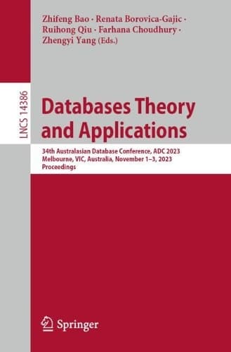 Cover of Databases Theory and Applications