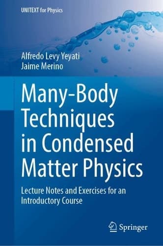 Cover of Many-Body Techniques in Condensed Matter Physics