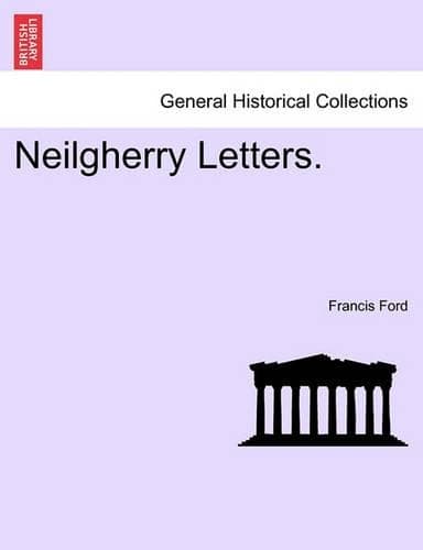 Cover of Neilgherry Letters.