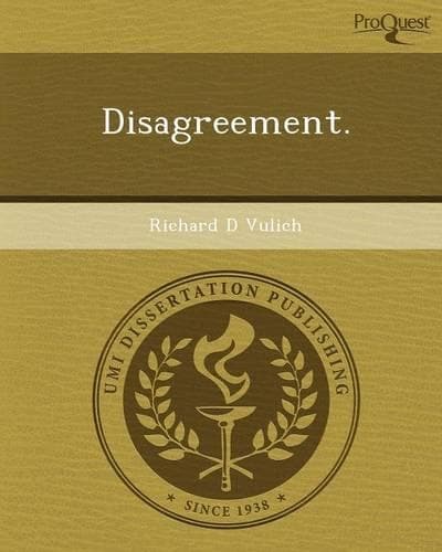 Cover of Disagreement