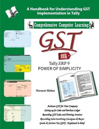 Cover of Gst Tally Erp9