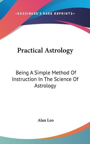 Cover of Practical Astrology