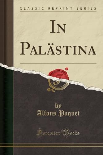 Cover of In Palästina (Classic Reprint)