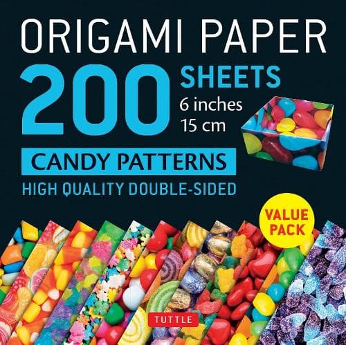 Cover of Origami Paper 200 sheets Candy Patterns 6" (15 cm)