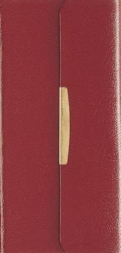 Cover of NKJV, Checkbook Bible, Compact, Bonded Leather, Burgundy, Wallet Style, Red Letter