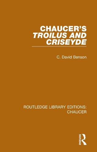 Cover of Chaucer's Troilus and Criseyde