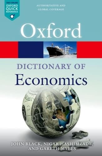 Cover of A Dictionary of Economics