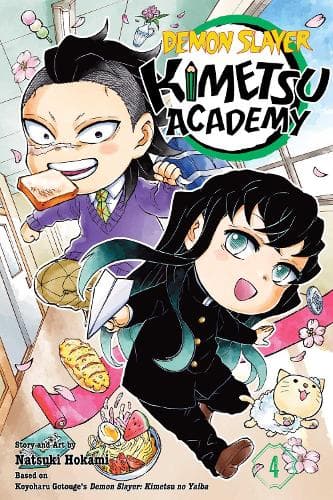 Cover of Demon Slayer: Kimetsu Academy, Vol. 4