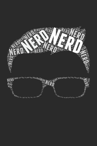 Cover of Nerd Notebook: 6x9inch blank Nerd Geek Notebook Dot Grid