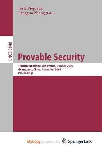 Cover of Provable Security