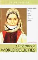 Cover of A History of World Societies Value, Combined Volume & Launchpad for a History of World Societies (1-Term Access)