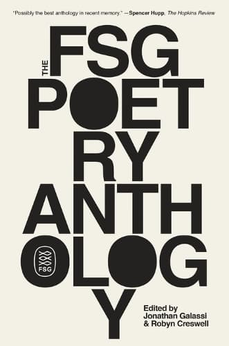 Cover of The FSG Poetry Anthology