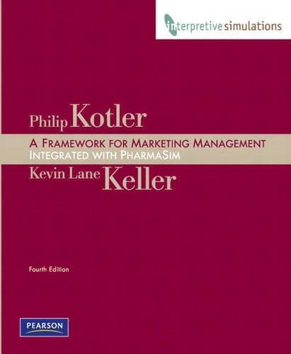 Cover of Framework for Marketing Management: Integrated PharmaSim Simulation Experience