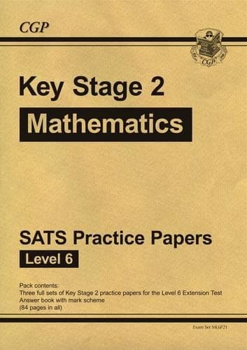 Cover of KS2 Maths SATs Practice Papers: Level 6 - for SATS until 2015 only