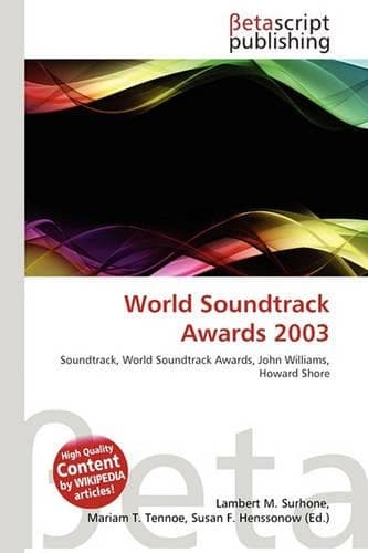 Cover of World Soundtrack Awards 2003