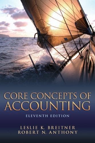 Cover of Core Concepts of Accounting