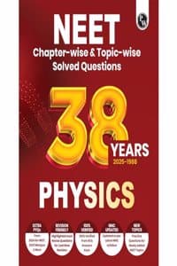 Cover of PW 38 Years NEET Previous Year Solved Question Papers Physics PYQ For NEET 2026 (Paperback, PW)