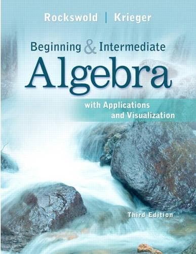 Cover of Beginning and Intermediate Algebra with Applications & Visualization Plus NEW MyMathLab with Pearson eText -- Access Card Package