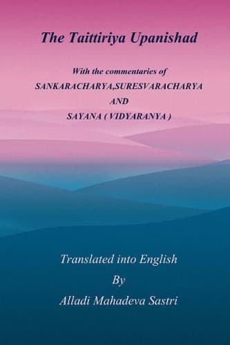 Cover of The Taittiriya Upanishad