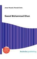 Cover of Saeed Mohammad Khan