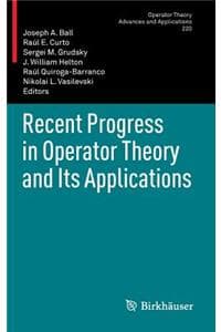Cover of Recent Progress in Operator Theory and Its Applications